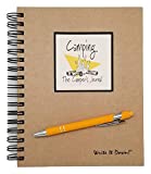 WGIS We Got It Shop Camping Journal and RV Log Book With Guided Prompts By Journals Unlimited Including Ink Pen With Stylus