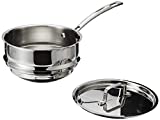 Cuisinart MCP111-20N MultiClad Pro Stainless Skillet, 20-cm, Universal Double Boiler w/Cover