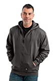 Berne Men's Thermal Lined Hooded Sweatshirt, X-Large Regular, Charcoal