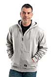 Berne Men's Heritage Thermal Lined Hooded Sweatshirt, 2X-Large Tall, Grey