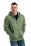 Berne Men's Thermal Lined Hooded Sweatshirt, 5X-Large Tall, Green