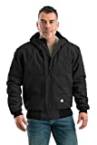 Berne Men's Modern Hooded Jacket, X-Large Regular, Black