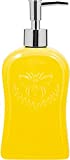 Palais Essentials Refillable Liquid Hand Soap Dispenser for Bathroom, Premium Kitchen Soap and Lotion Dispenser (14 Oz. Bee Yellow)