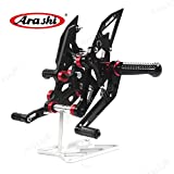 Arashi(Version 2.0) Adjustable Rearsets for YAMAHA MT07 FZ07 2014-2021 Motorcycle Accessories Foot Pegs Footrests Rear Set MT FZ 07 Black 2015 2016 2017 2018