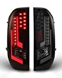 LED Tail lights Fit for 2014-2020 Toyota Tundra Tail Lamps with Black Housing Smoke Lens 2PCS AUTOWIKI