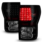 ACANII - For 2007-2013 Toyota Tundra LED Black Smoke Tail Lights Brake Lamps Left+Right