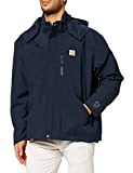 Carhartt Men's Storm Defender Loose Fit Heavyweight Jacket (Regular and Big & Tall Sizes), Navy, Large