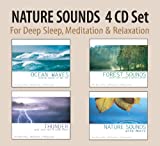 NATURE SOUNDS 4 CD Set - Ocean Waves, Forest Sounds, Thunder, Nature Sounds with Music for Deep Sleep, Meditation, & Relaxation