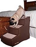 Pet Gear Easy Step III Pet Stairs, 3-Step for Cats/Dogs, Removable Washable Carpet Treads, for Pets Up to 150lbs