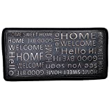 ART & ARTIFACT Hello Goodbye Boot Tray - Heavy Duty Large Rubber Floor Protector Shoe Tray - 31.5" x 16"