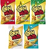 Corn Nuts Variety Pack 4oz Size (Pack of 5) 1 of Each - BBQ, Ranch, Chile Picante, Original and Jalapeno Cheddar