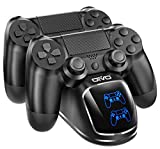 PS4 Controller Charger Dock Station, OIVO PS4 Controller Charging Dock Station with Upgraded 1.8-Hours Charging Chip, Charging Dock Station Replacement for Playstation 4 Dualshock 4 Controller Charger