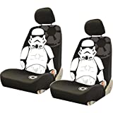 Storm Trooper with Galactic Empire Logo Star Wars Car Truck SUV Low Back Bucket Seat Covers - Pair