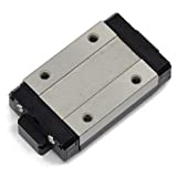 ReliaBot Black MGN12H Carriage Block with Anti-Fall Strips for 12mm MGN12 Linear Motion Slide Rail Guide