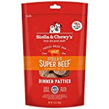 Stella & Chewys Freeze Dried Raw Dinner Patties  Grain Free Dog Food, Protein Rich Stellas Super Beef Recipe  14 oz Bag