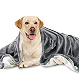Dog Blanket Waterproof Reversible 60" x 80" - Pet Blankets for Large Medium Small Dogs Protects Bed Sofa Couch Chair Machine Washable Soft Plush Sherpa Puppy Throw Blanket