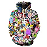 NEWCOSPLAY Unisex Realistic 3D Digital Print Pullover Hoodie Hooded Sweatshirt Lion (Magical Eyes, xx_l)