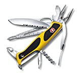 Victorinox Swiss Army RangerGrip Boatsman Multi-Tool Pocket Knife Black/Yellow ,130mm