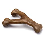 Benebone Wishbone Durable Dog Chew Toy for Aggressive Chewers, Made in USA, Medium, Real Bacon Flavor