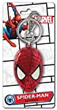 Marvel Spider-Man Colored Head Pewter Key Ring Multi-colored, 1"
