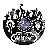 Wall Clock Compatible with World of Warcraft  Vinyl Wall Clock Unique Birthday, Wedding, Anniversary, Valentines Day Gifts - Wall dcor Ideas