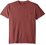 Comfort Colors Men Adult Short Sleeve Pocket Tee, Style 6030, Crimson, Large