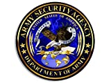 Round Army Security Agency ASA Seal Sticker (Signal Intelligence Decal Logo)