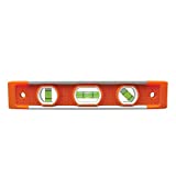 Klein Tools 935 Level, 9-Inch Magnetic Torpedo Level with 3 Vials and V-groove, Tapered Nose