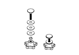 Service Kit - Elevator Bolt Assembly (Includes 2 Complete Knob Sets)