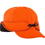 Stormy Kromer Rancher Cap - Winter Thinsulate Wool Hat with Fleece Earflap, Cold Weather Gear, Warm Blaze Orange