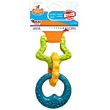 Nylabone Puppy Power Chew Puppy Teething Rings Bacon Flavor Small/Regular - Up to 25 Ibs.