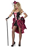 California Costumes Parisian Showgirl Set, Pink/Black, Medium