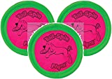 Booda 3 Pack Tail-Spin Flyer Dog Toys, 7-Inch (ne k)