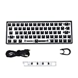 GK64 GK64x RGB Hot Swap Programmable Wired Case PCB Plate Cherry MX Keyboard DIY kit Replacable Space