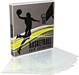 UniKeep Basketball Themed Trading Card Binder for Collectors - Comes Complete with Acid Free Plastic Pages to Hold Up to 180 Cards. Additional Pages Can Be Added