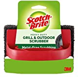 Scotch-Brite Heavy Duty Outdoor Scrubber, Ideal for Concrete, Patio Bricks, BBQ Tools and Charcoal and Gas Grills