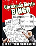 Christmas Movie Bingo: 32 Different Bingo Pages: Great for hanging out with friends, at a Christmas party, or playing solo!
