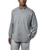 Columbia Men’s PFG Tamiami II Long Sleeve Shirt , Cool Grey, X-Large