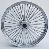 21X3.5 FAT SPOKE DUAL DISC FRONT WHEEL FOR HARLEY FLT TOURING BAGGERS 2000-07