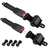 LEAPGOMAX Golf Cart Seat Belts Retractable 47.64" Universal Seat Belts for Golf Cart EZGO TXT RXV, Yamaha, Club Car, Go Kart, UTV, ATV(2 Sets)