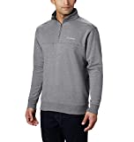 Columbia Men's Standard Hart Mountain II Half Zip Jacket, Charcoal Heather, Small