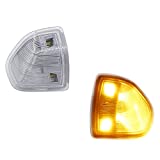 DTR2017 LED Side Mirror Turn Signal Lights for 68302828AA 68302829AA, Truck Right and Left Lamp fit Dodge Ram 1500 2500 3500 4500 5500