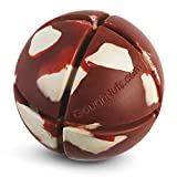 Goughnuts – Virtually Indestructible Ball - Guaranteed Dog Chew Toys for Aggressive Chewers Like Pit Bulls, German Shepherds, and Labs from 30-70 Pounds - Natural Rubber - Red