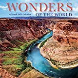 Graphique Wonders of The World Mini Wall Calendar, 16-Month 2022 Wall Calendar with Historic Global Landmark Photographs, 3 Languages & Major Holidays, 2022 Calendar, 7" x 7"