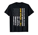 Husband Father Crane Operator USA flag Fathers Day gift T-Shirt