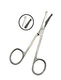 Baby Nail Scissors Round Probe Baby Child Care Safety Scissors Also for Eyebrow Trimming for Man and Woman