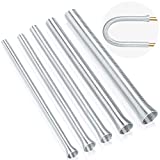 PAGOW 5PCS Spring Tube Benders Set for Pipe O.D. 1/4", 5/16", 3/8", 1/2", 5/8", 5 in 1 Tube Bender Kit for Copper, Aluminum,Thin-Wall Steel Tubing