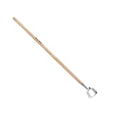 Berry&Bird Garden Weeder Hoe, 62.99 Stainless Steel Hula Hoe for Weeding, Action Stirrup Hoe for Gardening Loop Scuffle Hoe with Wooden Long Handle Hand Weeder Tool Push Pull Dutch Hoe Heavy Duty