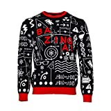 Numskull Unisex Official The Big Bang Theory 'Bazinga' Knitted Christmas Sweater for Men or Women - Ugly Novelty Jumper Gift