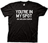 Ripple Junction Big Bang Theory You're in My Spot Adult T-Shirt XL Black